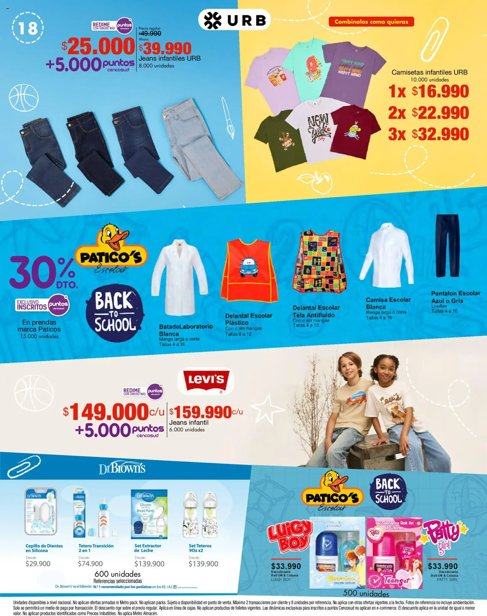 Metro revista - valida desde el 14.01.2026 | Página: 18 | Productos: Tetero, Cepillo, Camisa, Delantal