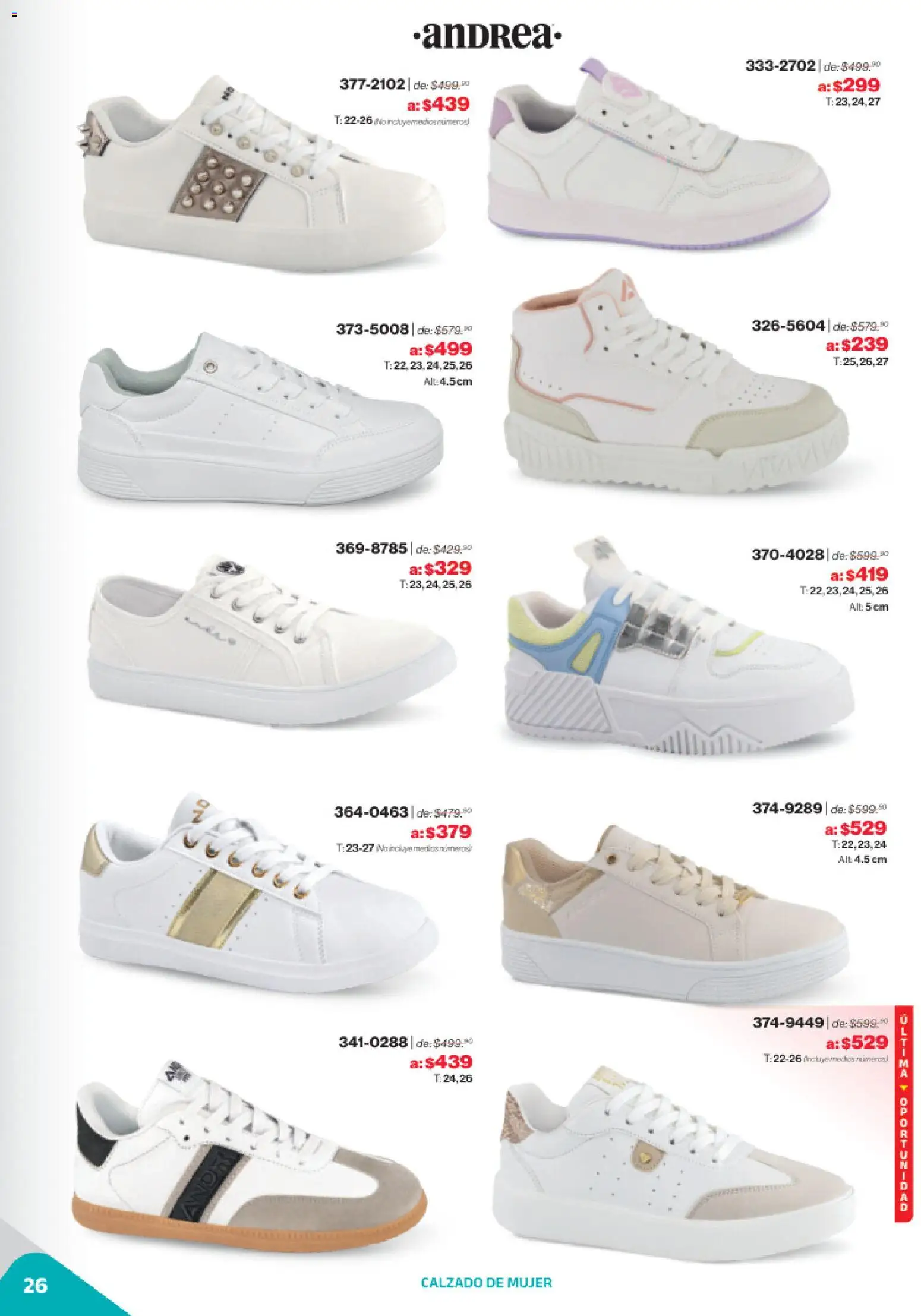 Nuevas ofertas de Andrea válidas en toda la República Mexicana desde el 02.11.2025. ¡Encuentra las mejores ofertas en Andrea catálogo Outlet! | Página: 26