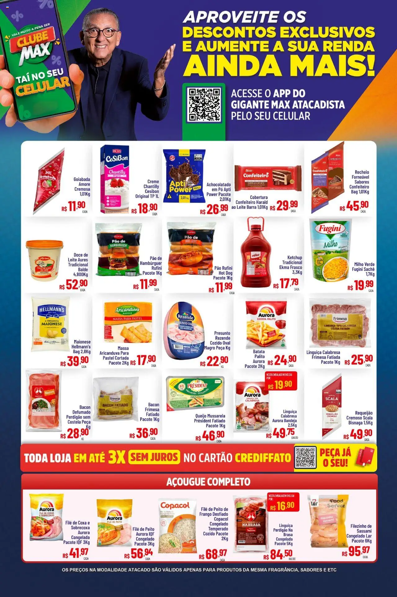 Max Atacadista Folheto - válido de 01.10.2025 | Página: 2 | Produtos: Pó, Achocolatado, Creme, Requeijão
