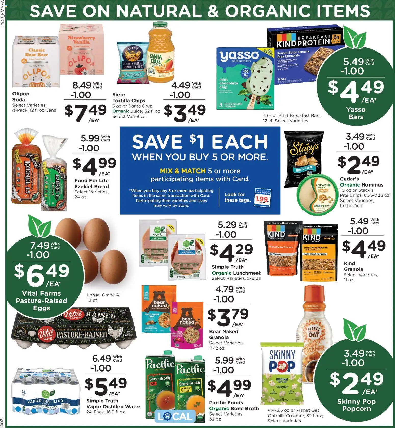 Fred Meyer Weekly Ad - valid from 07.01.2026 | Page: 5 | Products: Yogurt, Chocolate, Beef, Chips