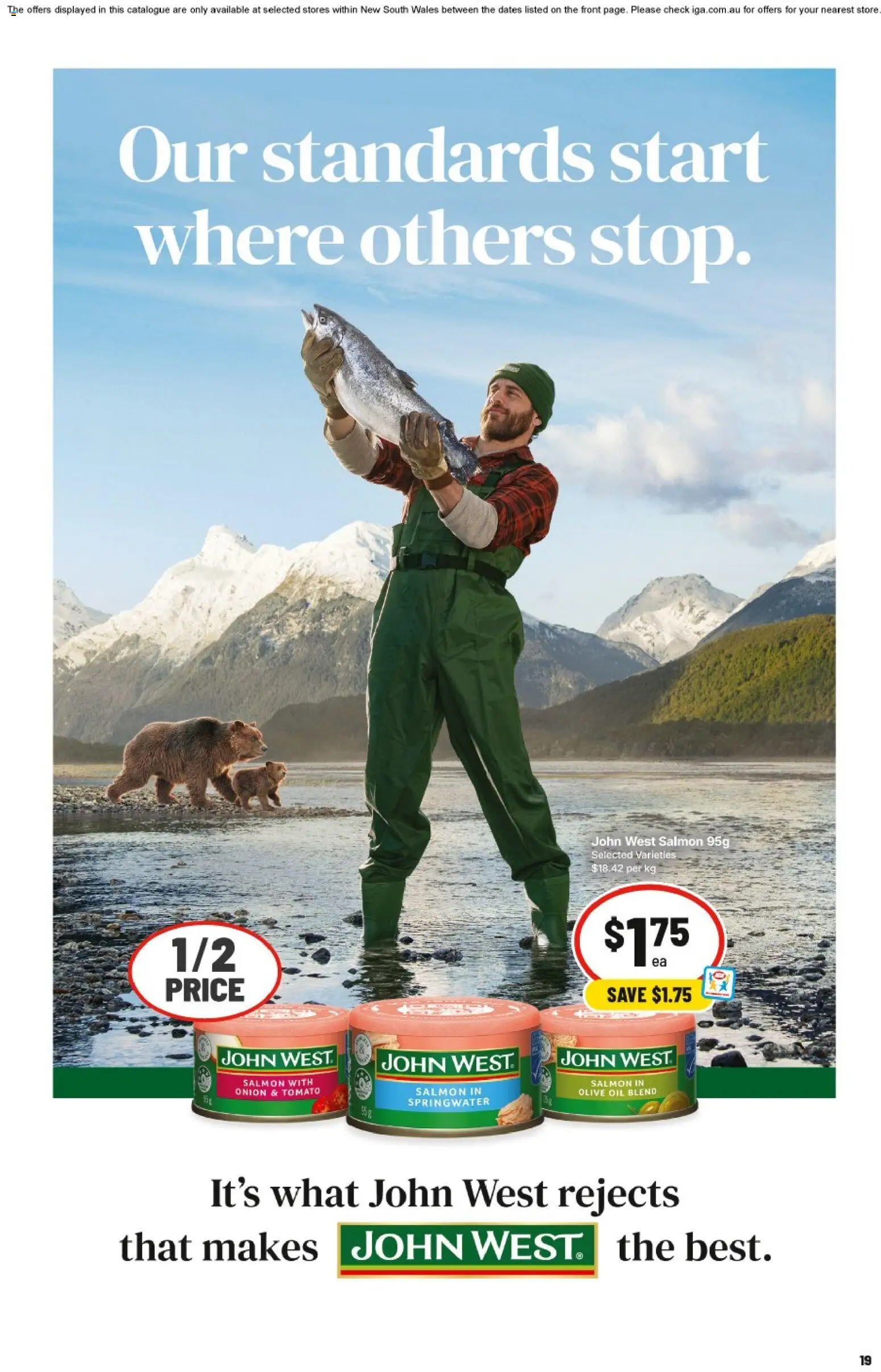 IGA catalogue - valid from 11.03.2026 | Page: 18 | Products: Oil, Olive oil, Salmon