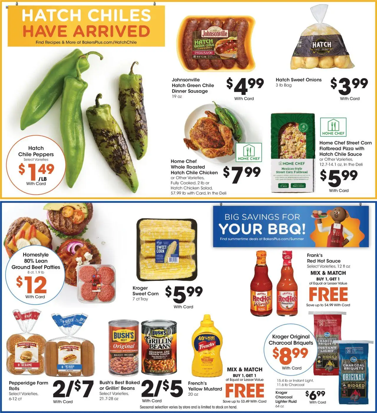 Baker's Weekly Ad - valid from 13.08.2025 | Page: 7 | Products: Corn, Cheese, Bourbon, Sausage