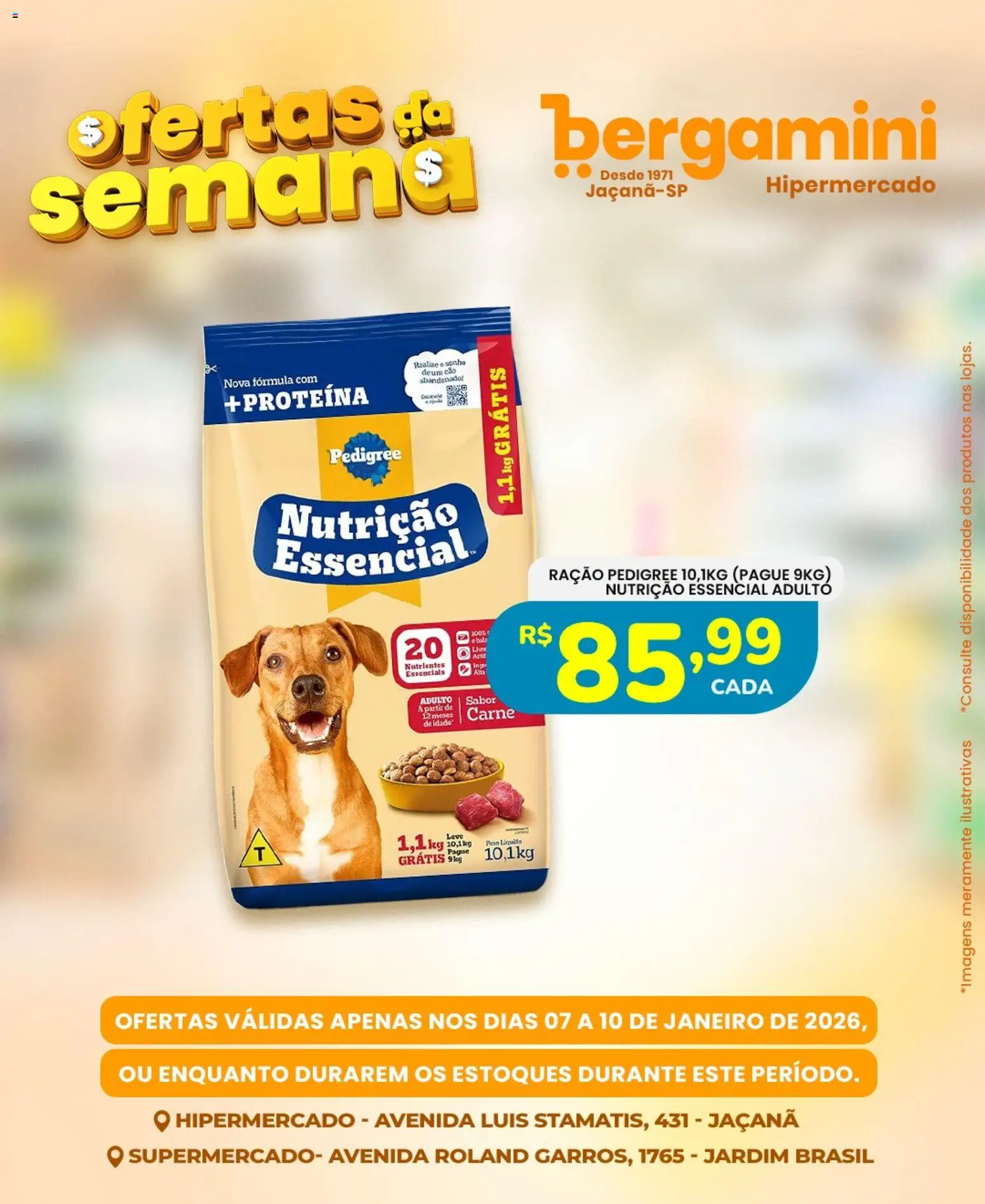 Supermercado Bergamini Folheto - válido de 07.01.2026 | Página: 20 | Produtos: Carne