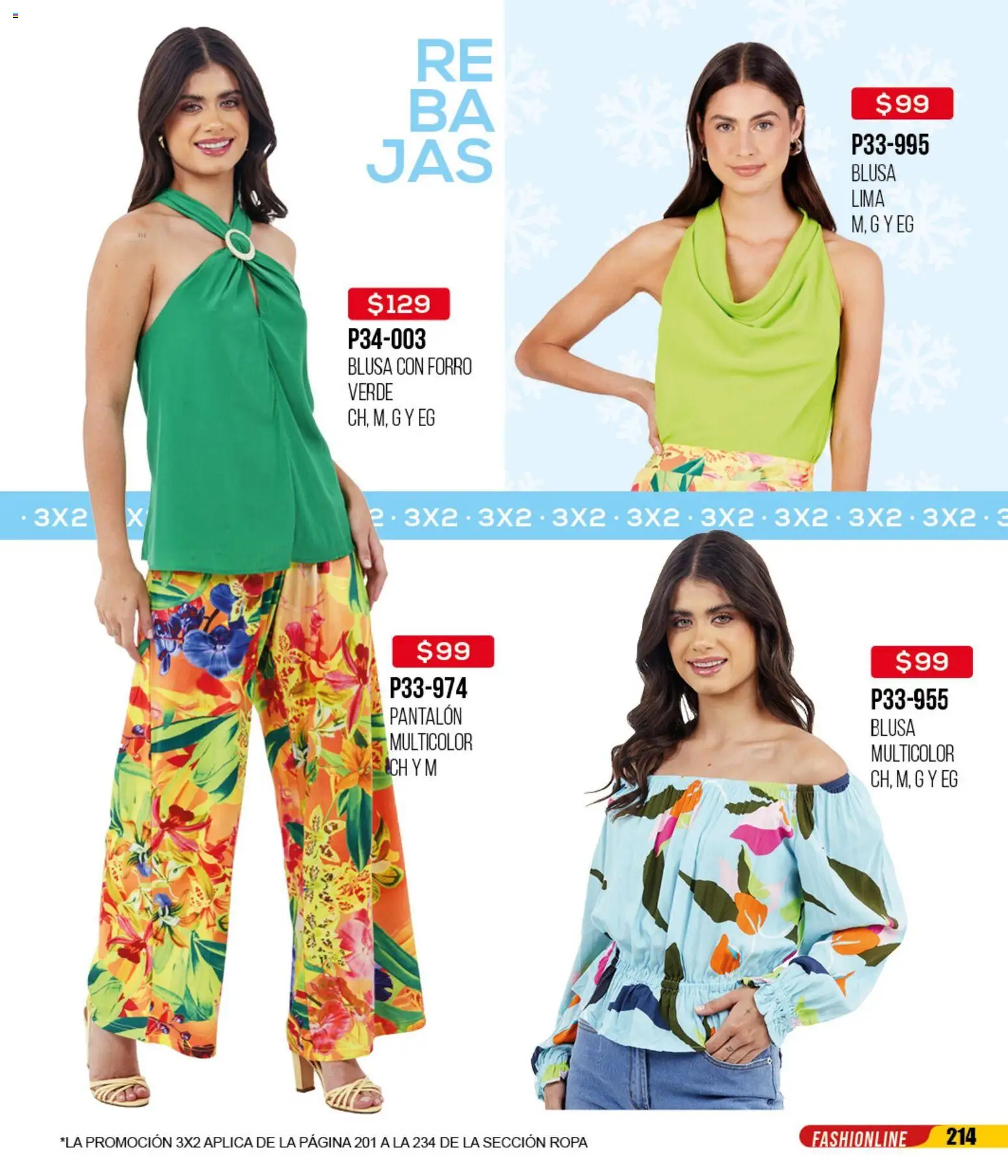 Nuevas ofertas de Cklass válidas en toda la República Mexicana desde el 02.01.2026. ¡Encuentra las mejores ofertas en Cklass catálogo Rebajas de Inicio de Año Ropa! | Página: 215 | Productos: Blusa, Lima, Ropa