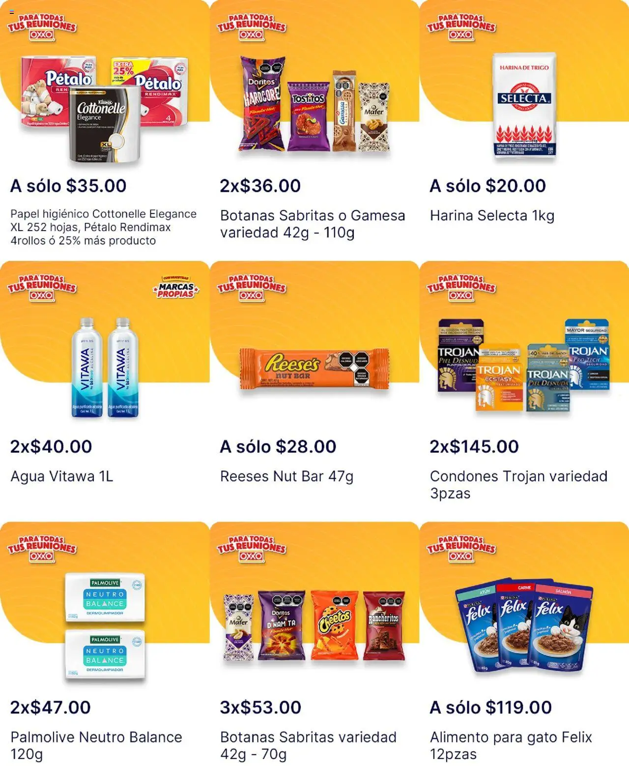 Nuevas ofertas de OXXO válidas en toda la República Mexicana desde el 21.08.2025. ¡Encuentra las mejores ofertas en OXXO - Folleto! | Página: 14 | Productos: Harina, Atún, Agua, Papel higiénico