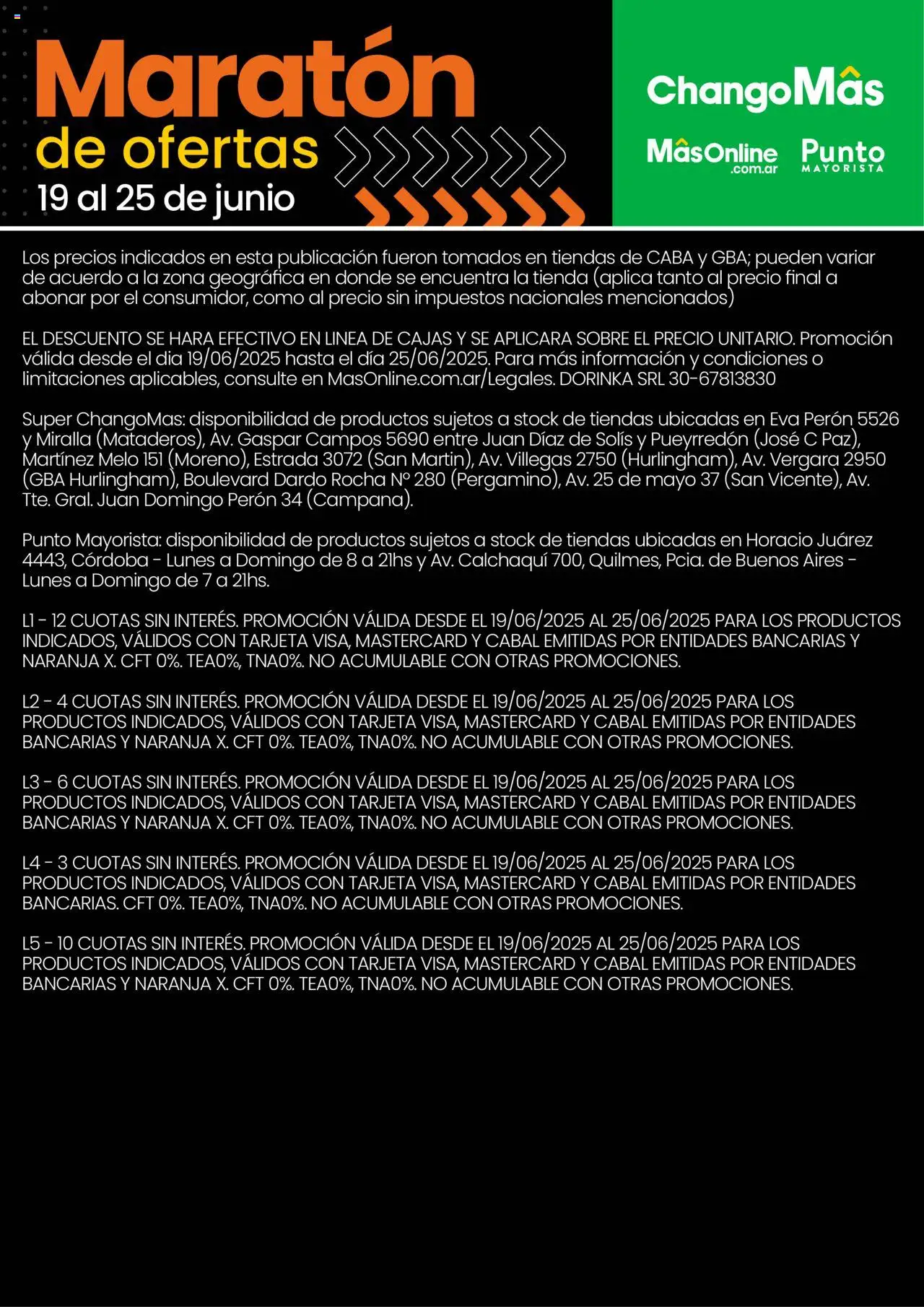 Changomas ofertas │ válido desde el 19.06.2025 | Página: 17 | Productos: Sobre