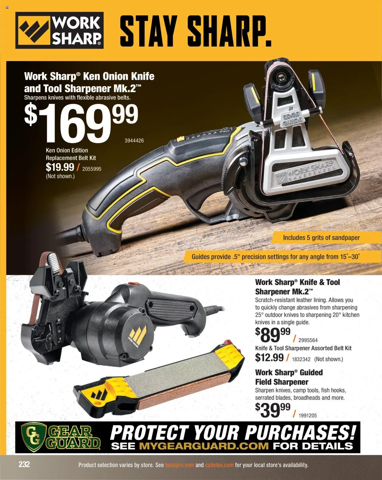 Cabela's Hunting Master 25 - valid from 11.08.2025 | Page: 232 | Products: Fish, Belt, Onion