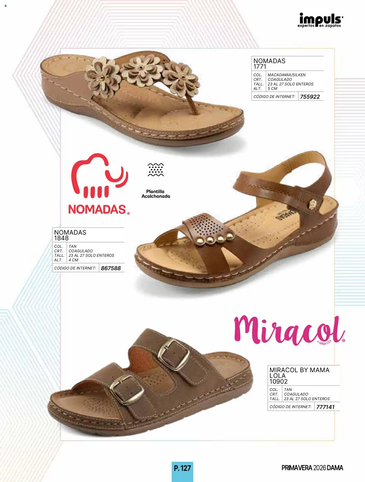 Nuevas ofertas de Impuls válidas en toda la República Mexicana desde el 01.01.2026. ¡Encuentra las mejores ofertas en Impuls catálogo Primavera! | Página: 129 | Productos: Zapatos