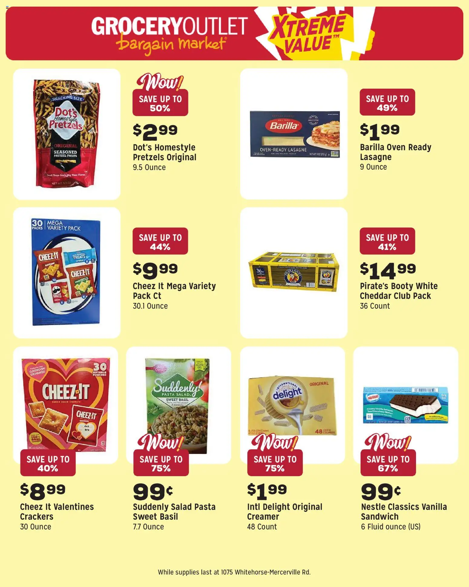 Grocery Outlet Weekly Ad - NJ - valid from 15.04.2026 | Page: 9 | Products: Pasta, Salad, Oven