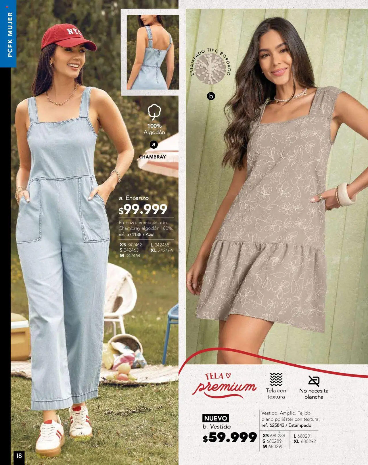 Pacifika revista - valida desde el 01.08.2025 | Página: 21 | Productos: Plancha, Algodón, Vestido, Enterizo