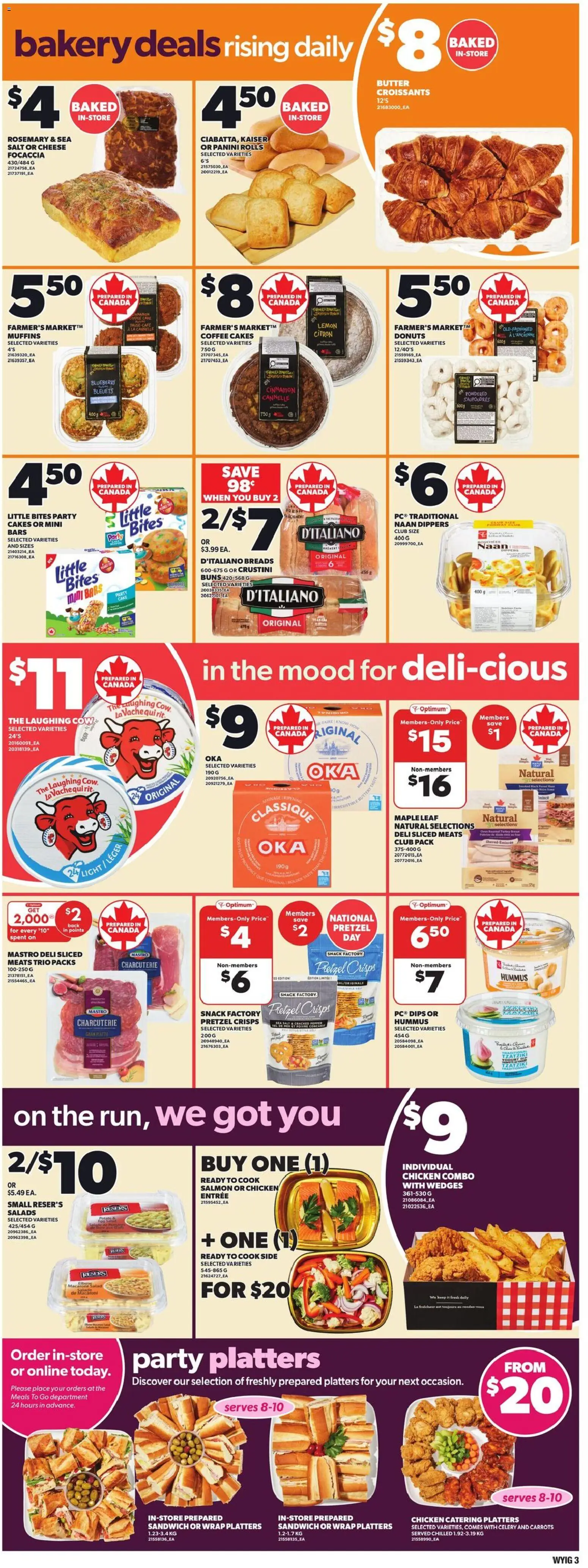 Independent Grocer flyer valid from 23.04.2026 | Page: 6 | Products: Salad, Turkey, Bakery, Coffee
