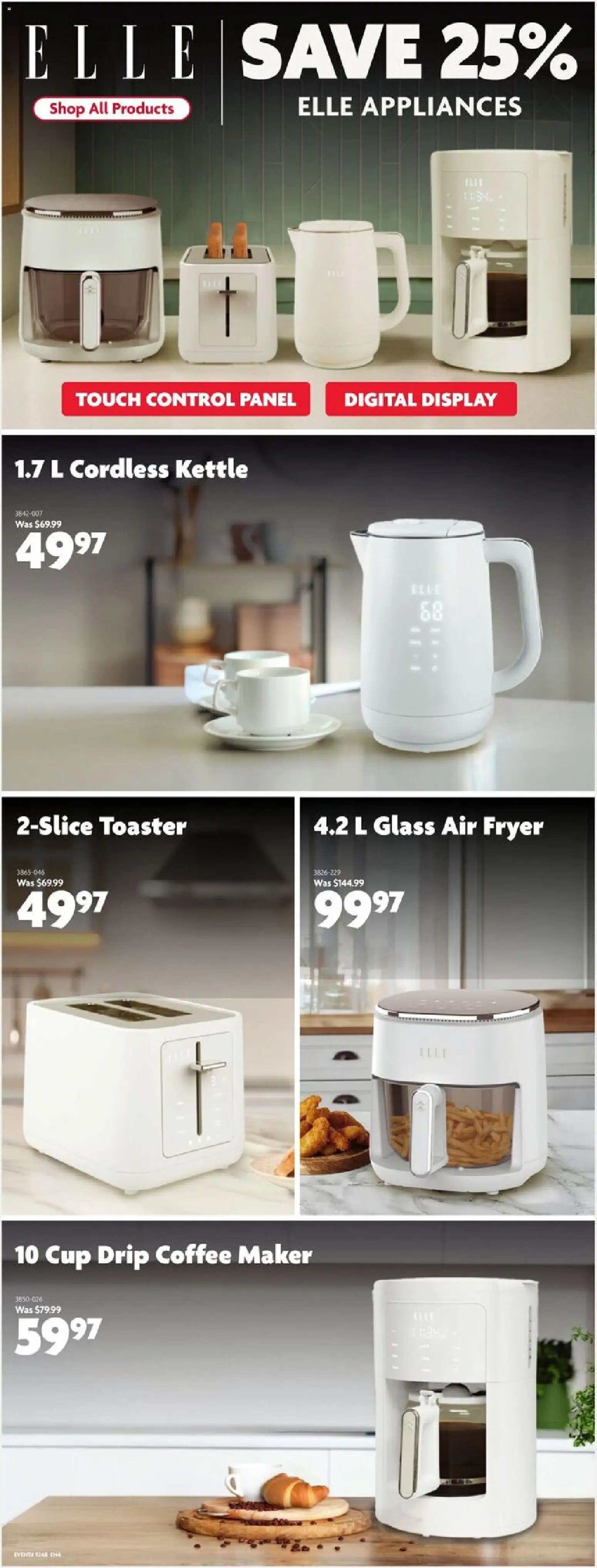 Home Hardware flyer valid from 27.11.2025 | Page: 13 | Products: Coffee maker, Kettle, Toaster, Coffee