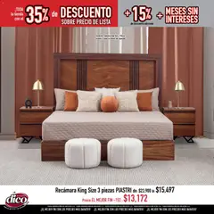 Vista previa de Muebles Dico Buen Fin , nuevo folleto de la tienda, válido en México a partir del 13.11.2025 | Página: 18 | Productos: Cabecera, Espejo, Sobre