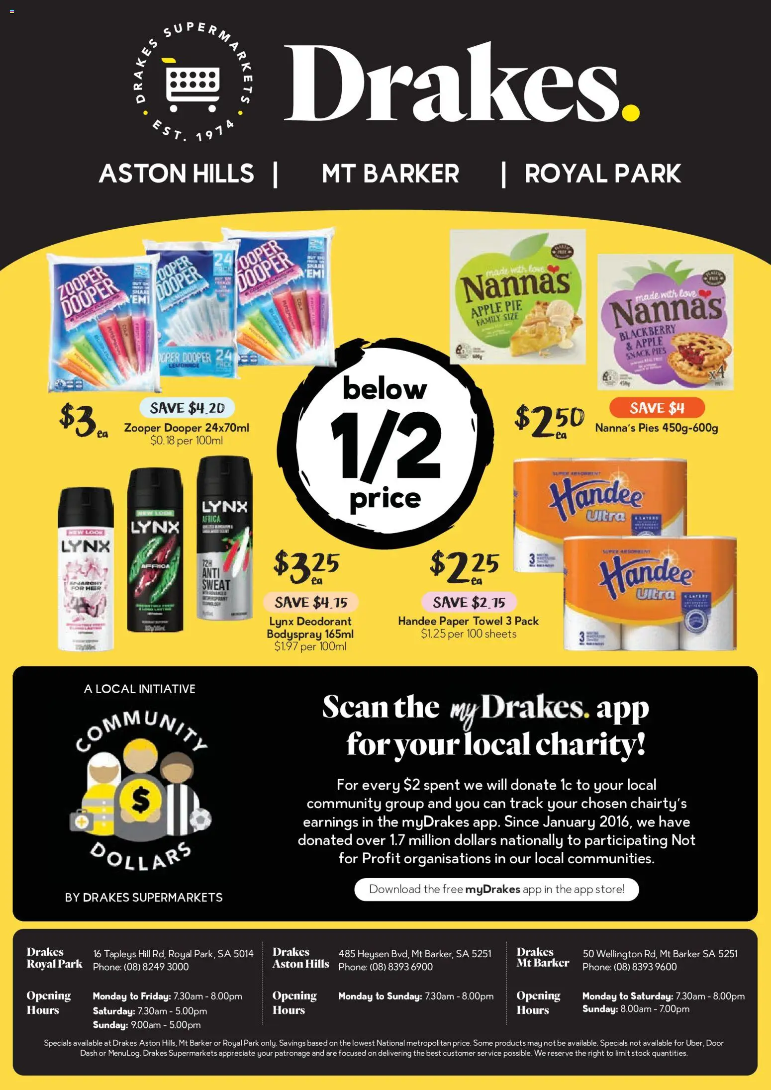 Drakes catalogue - valid from 22.10.2025 | Page: 2 | Products: Door, Deodorant, Pies, Phone