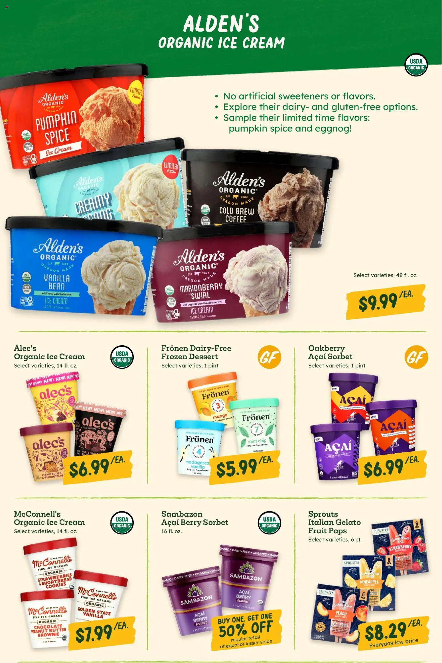 Sprouts Monthly Ad - valid from 29.10.2025 | Page: 19 | Products: Butter, Chocolate, Cream, Cookies