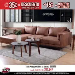 Vista previa de Muebles Dico Buen Fin , nuevo folleto de la tienda, válido en México a partir del 13.11.2025 | Página: 20 | Productos: Sofá, Sillón, Modular, Sobre