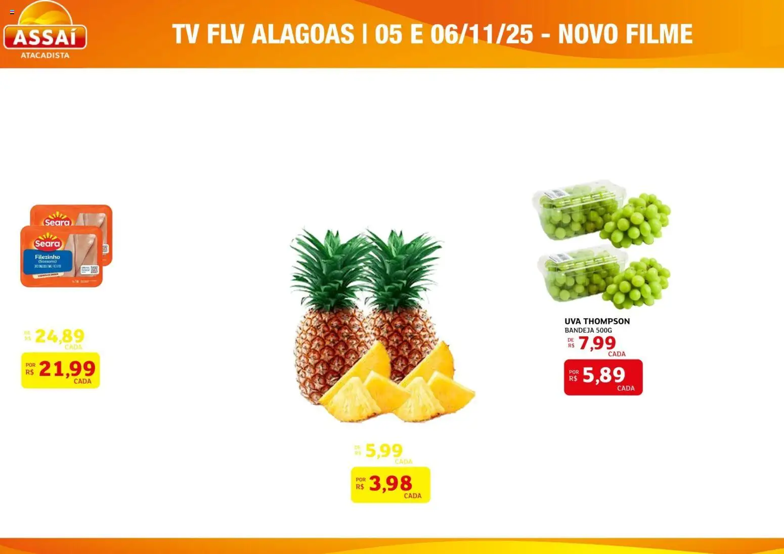 Assaí Atacadista Folheto - válido de 22.12.2025 | Página: 1 | Produtos: Tv, Bandeja