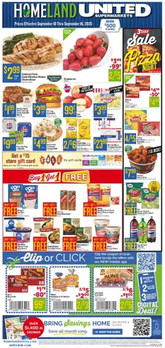 Preview of Homeland weekly ads valid from 10.09.2025