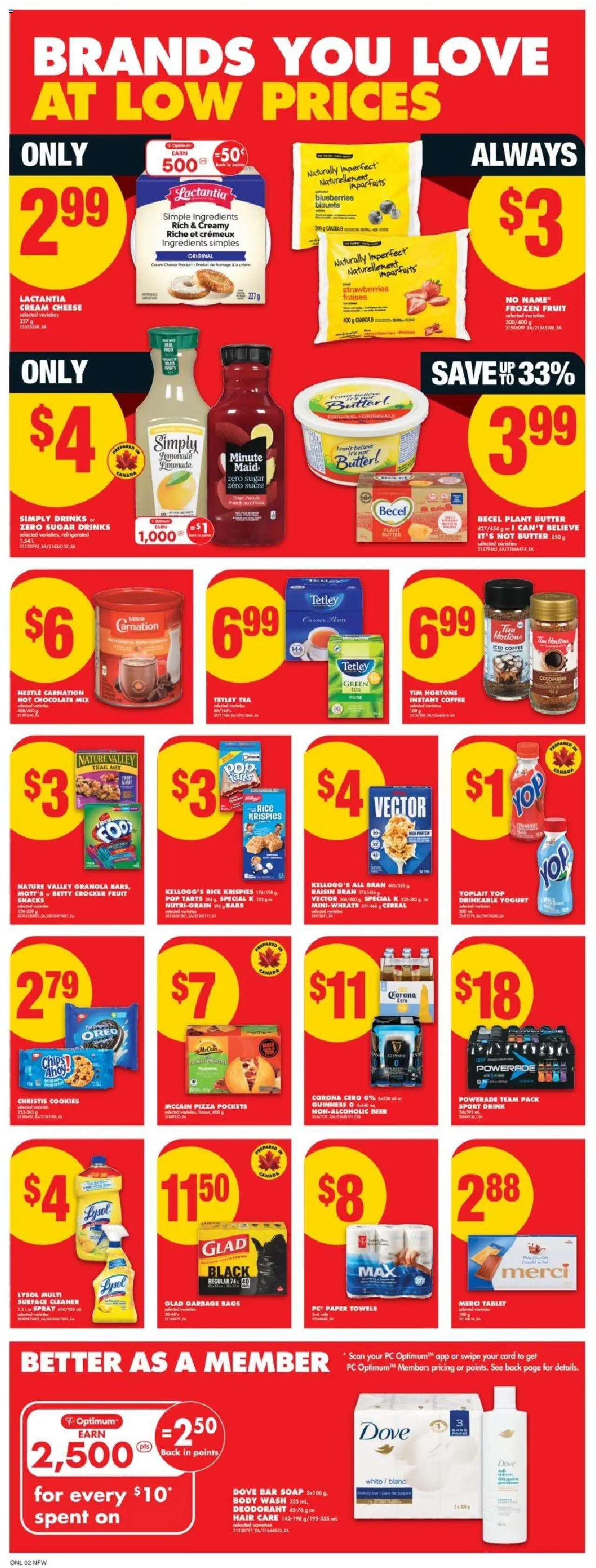 No Frills flyer valid from 02.10.2025 | Page: 7 | Products: Chips, PC, Chocolate, Beer
