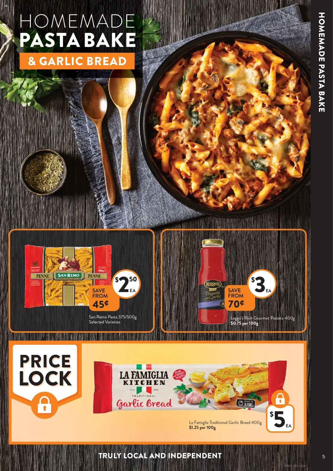 Foodworks catalogue - valid from 15.10.2025 | Page: 5 | Products: Bread, Pasta, Garlic
