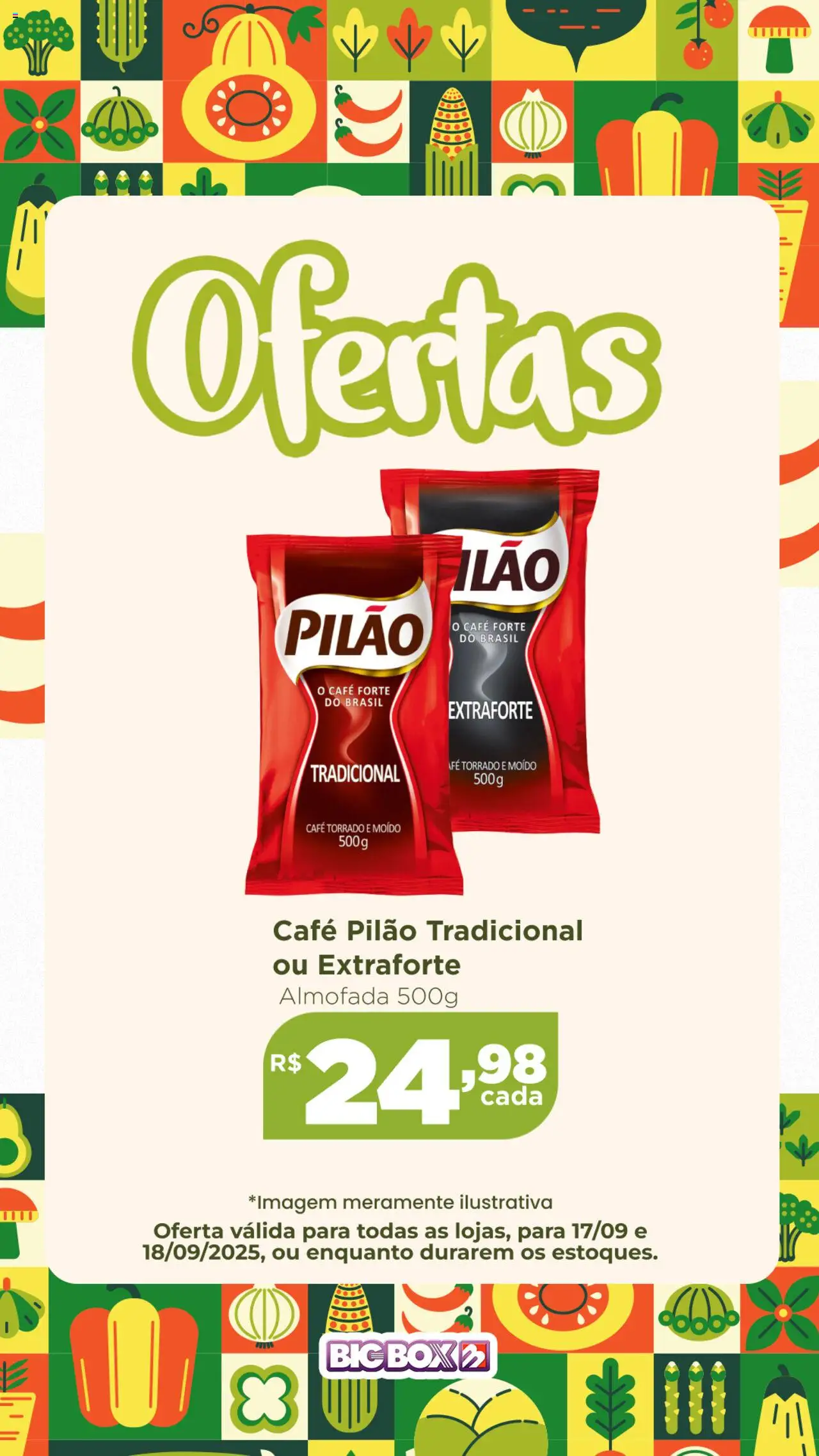 Big Box Folheto - válido de 17.09.2025 | Página: 15 | Produtos: Almofada, Café, Café pilão