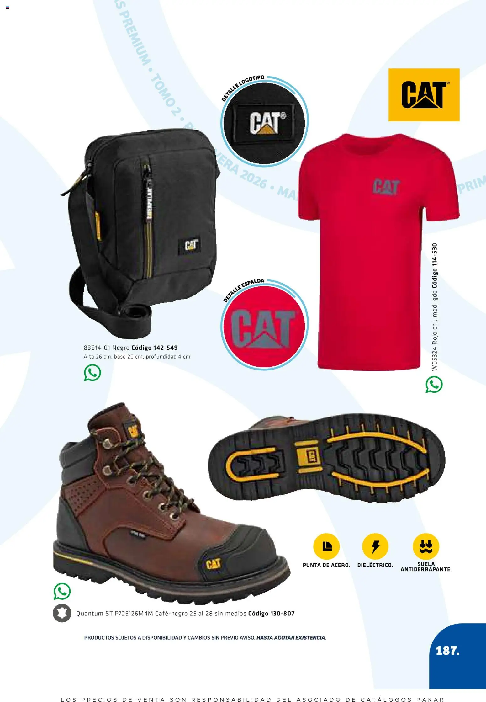 Nuevas ofertas de SC Pakar válidas en toda la República Mexicana desde el 27.02.2026. ¡Encuentra las mejores ofertas en SC Pakar catálogo Premium Men Tomo 2! | Página: 187