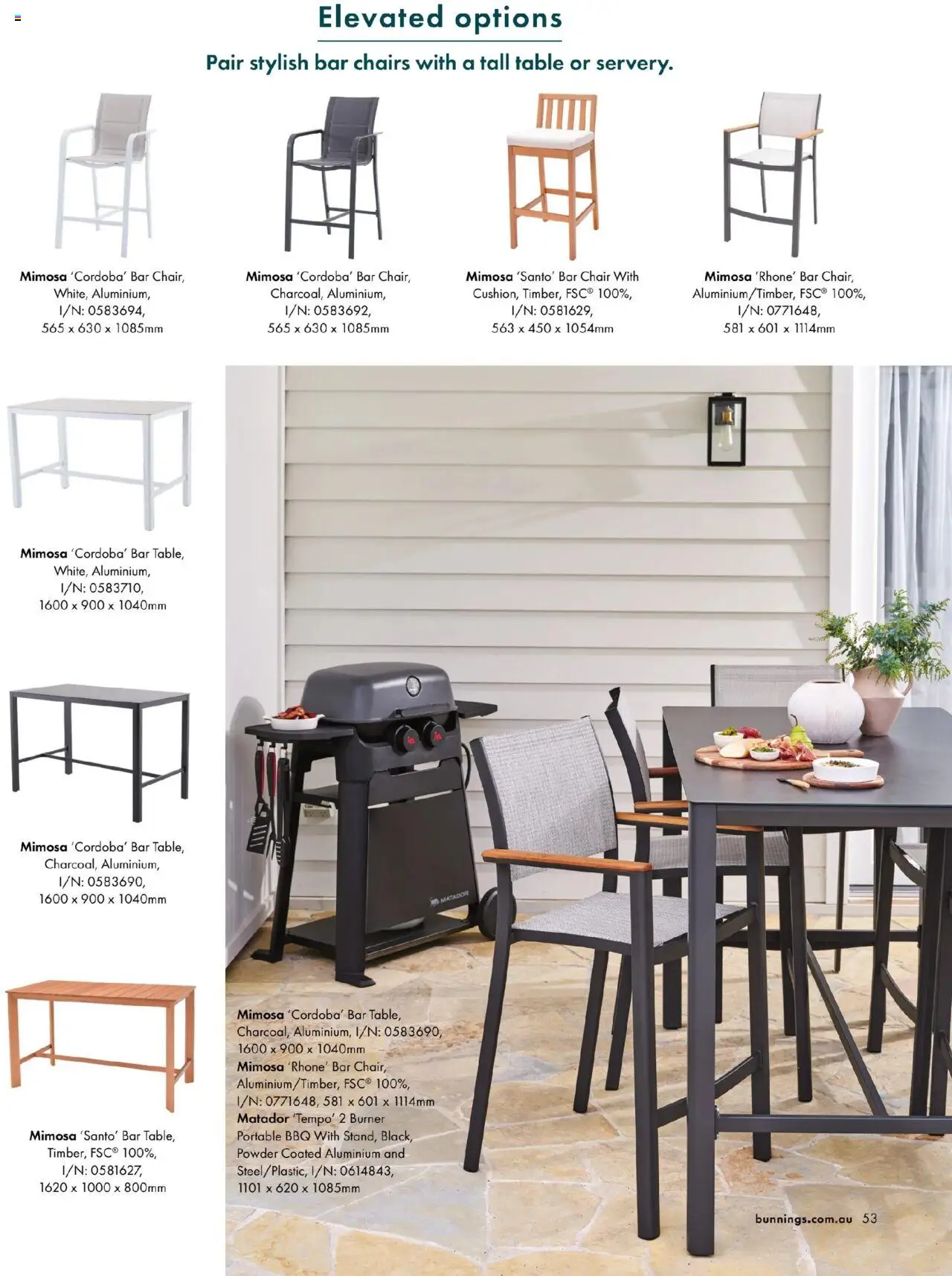Bunnings Warehouse catalogue - valid from 25.08.2025 | Page: 53 | Products: Table, Chair, Powder, Portable