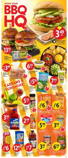 Save on foods flyer valid from 31.07.2025 | Page: 13 | Products: Tea, Cookies, Milk, Chocolate