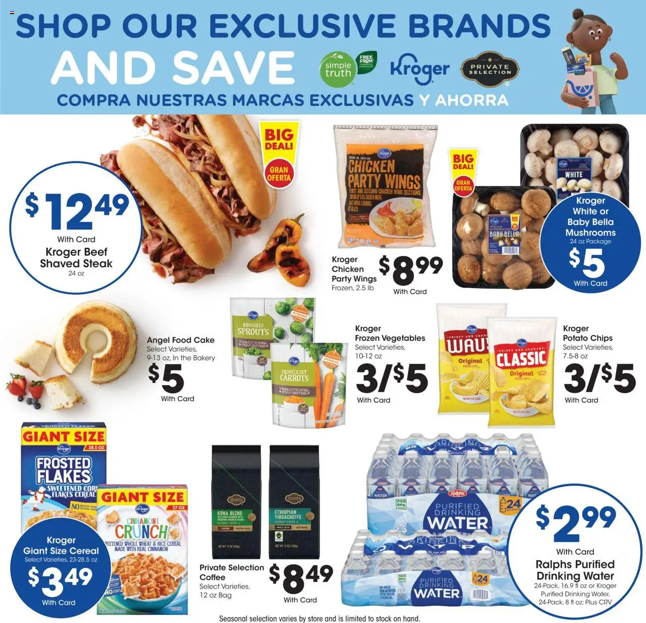 Ralphs Weekly Ad - valid from 13.08.2025 | Page: 5 | Products: Bakery, Brussels Sprouts, Coffee, Chips
