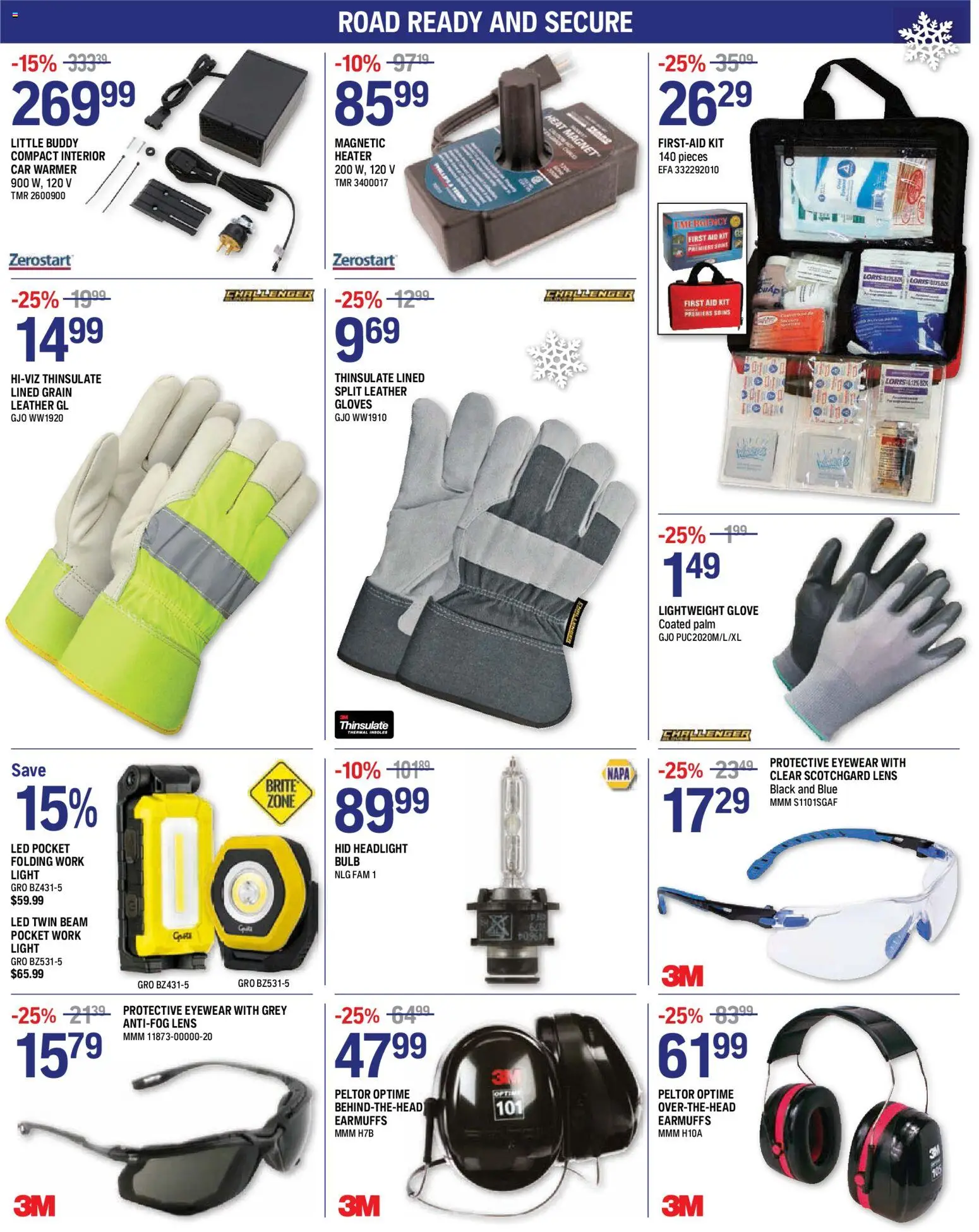 NAPA Auto Parts flyer valid from 13.11.2025 | Page: 11 | Products: Gloves