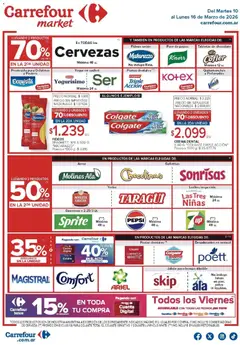 Vista previa Carrefour Market catálogo Market Paraná válido desde el 10.03.2026 | Página: 9 | Productos: Top, Galletitas, Arroz, Crema