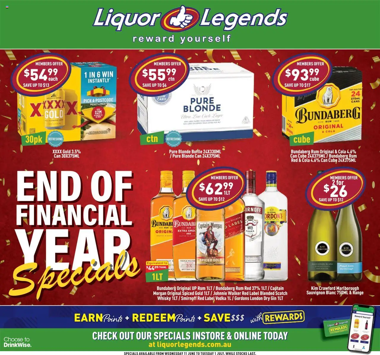 Liquor Legends catalogue - valid from 11.06.2025 | Page: 1 | Products: Wine, Gin, Vodka, Scotch