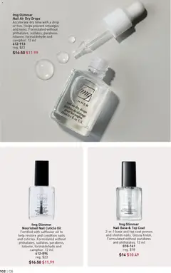 Preview of Avon Brochure Campaign from shop Avon valid from 12.03.2026 | Page: 102 | Products: Nail polish, Oil, Coat