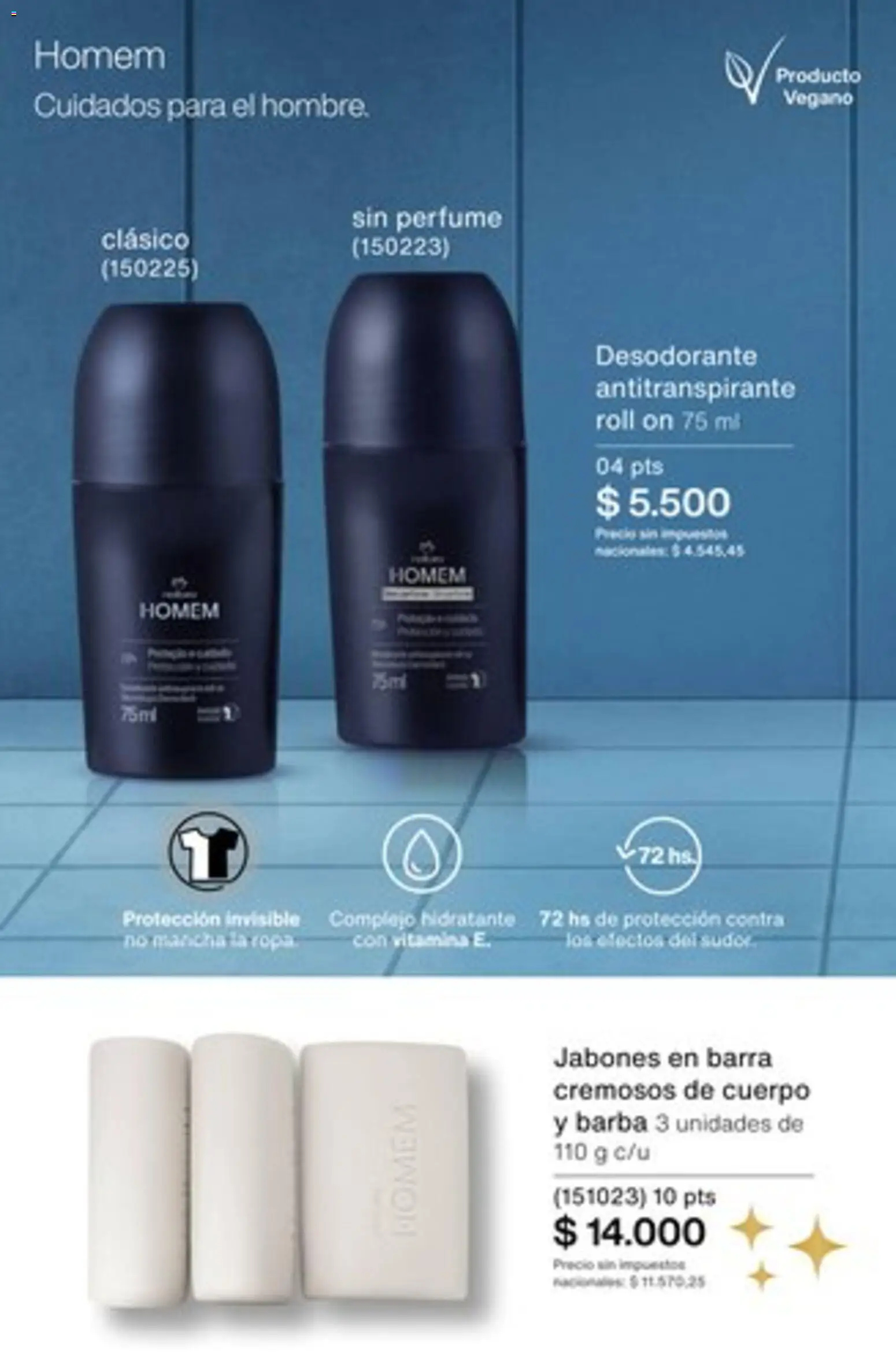 Catálogo Natura Ciclo 16/2025 │ válido desde el 01.11.2025 | Página: 122 | Productos: Perfume, Desodorante, Antitranspirante