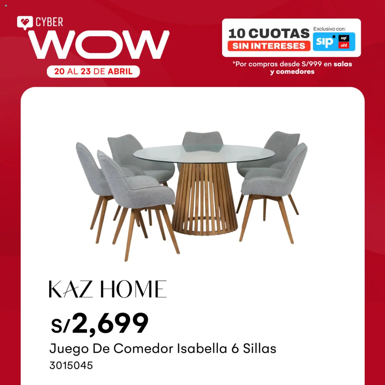 Catálogo Oechsle válido desde 20.04.2026 | Página: 6 | Productos: Juego