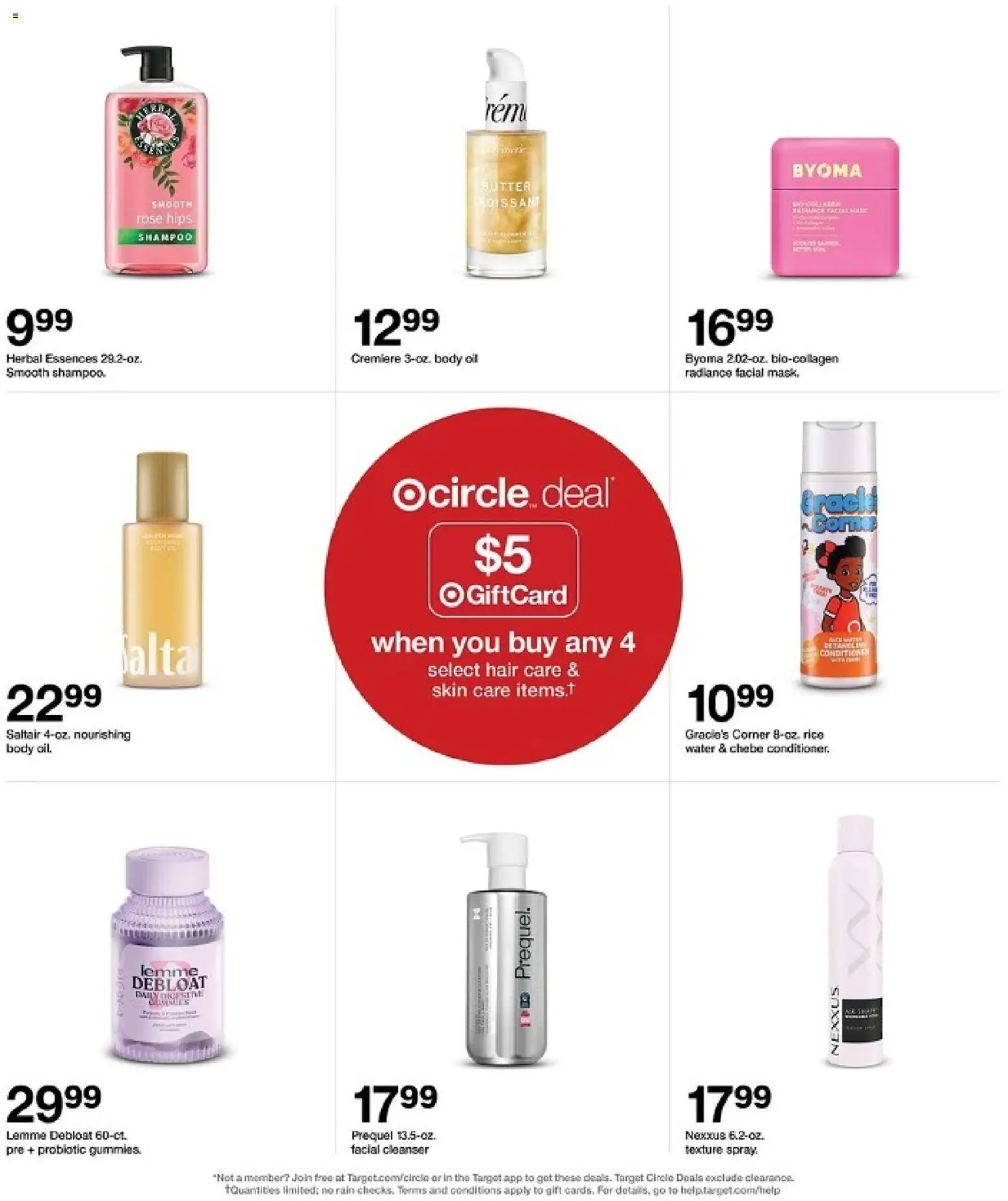 Target Weekly Ad - valid from 12.04.2026 | Page: 6 | Products: Shampoo, Butter, Rice, Water