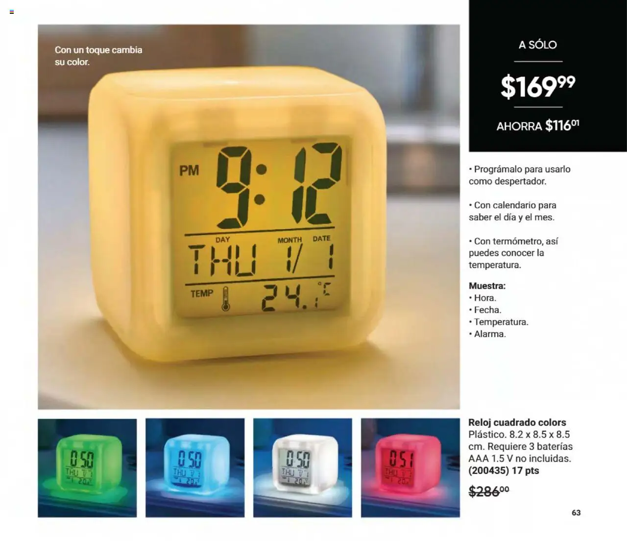 Nuevas ofertas de AVON válidas en toda la República Mexicana desde el 09.08.2025. ¡Encuentra las mejores ofertas en AVON - Casa & Estilo 13 2025! | Página: 65 | Productos: Reloj