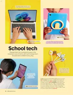 Preview of Officeworks Magazine - valid from 01.01.2026 | Page: 26 | Products: Light, Tablet, Laptop, Case