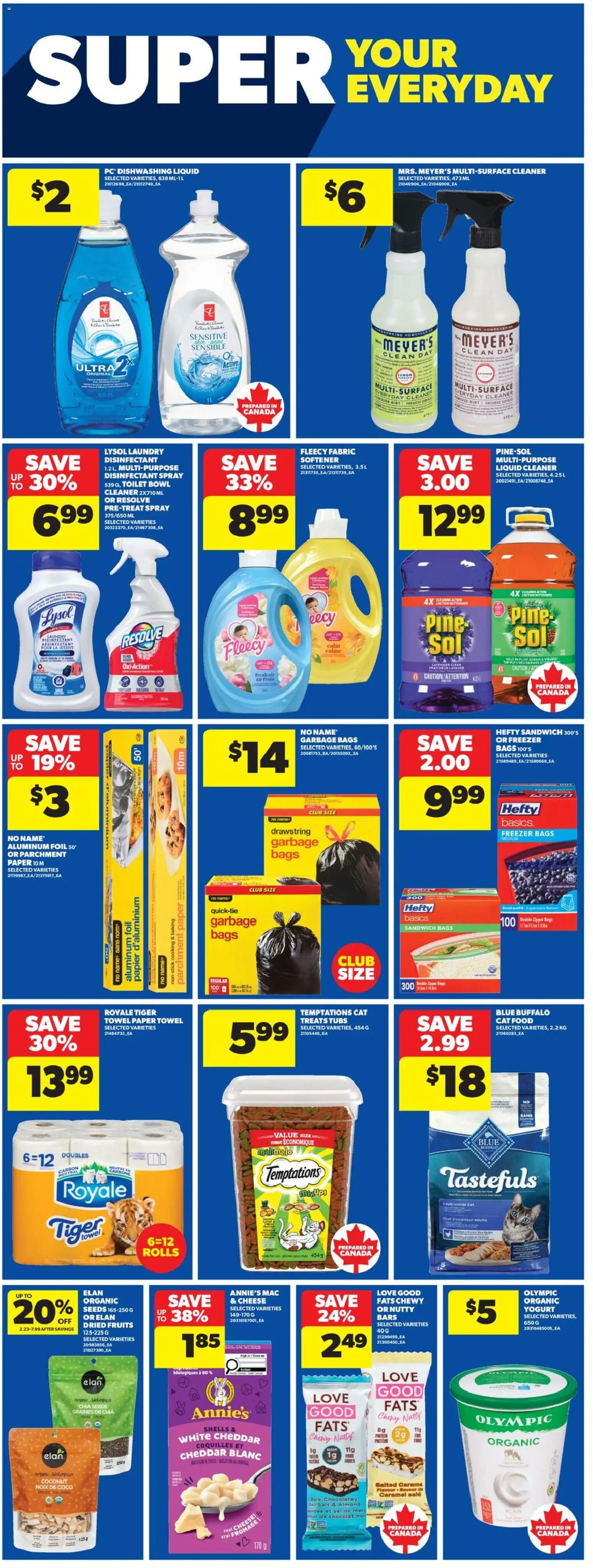 Real Canadian Superstore flyer valid from 05.03.2026 | Page: 16 | Products: Freezer, Cheese, Yogurt
