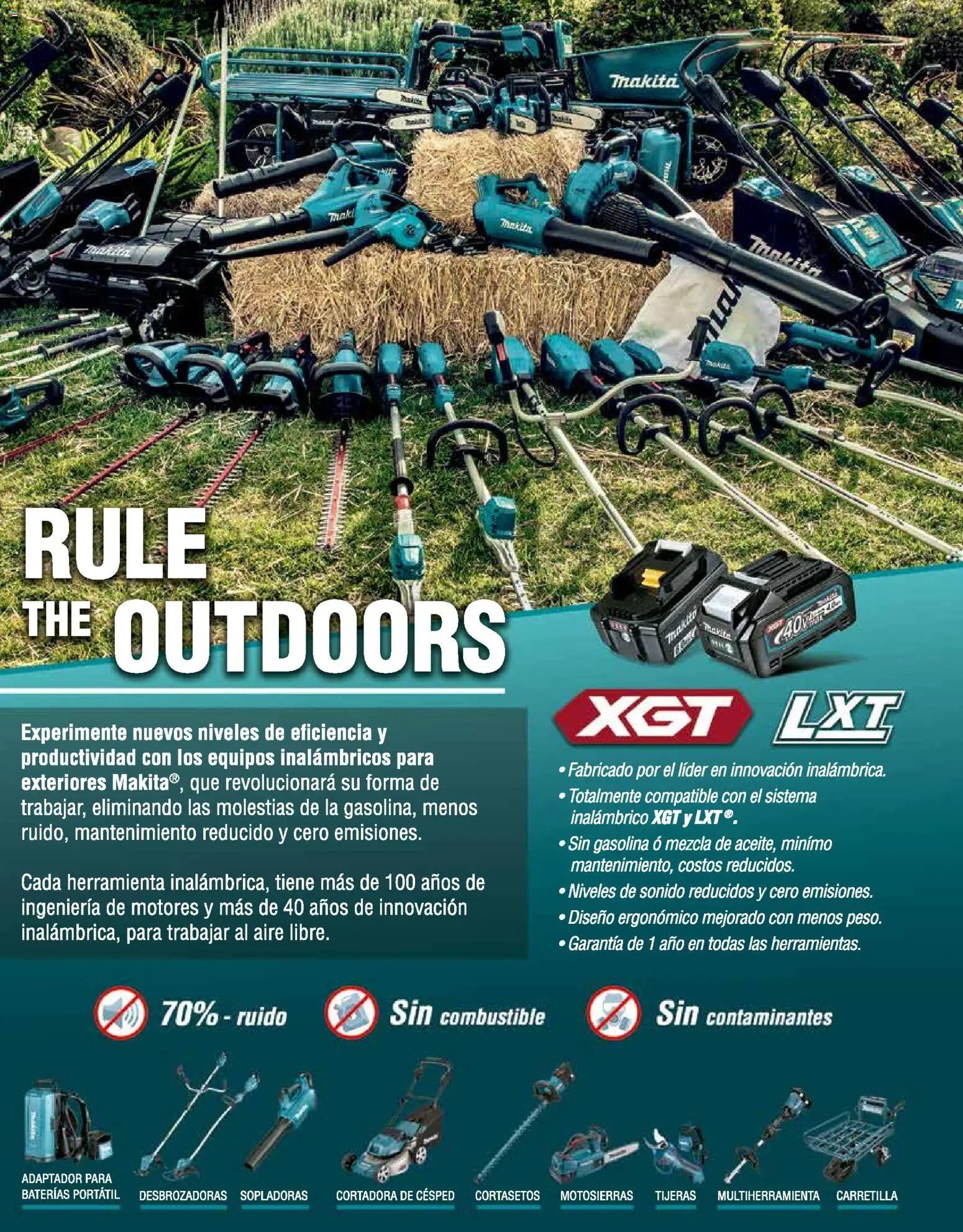 Nuevas ofertas de Makita válidas en toda la República Mexicana desde el 01.12.2025. ¡Encuentra las mejores ofertas en Makita catálogo Aspiradoras! | Página: 38 | Productos: Carretilla, Cortadora de cesped, Adaptador