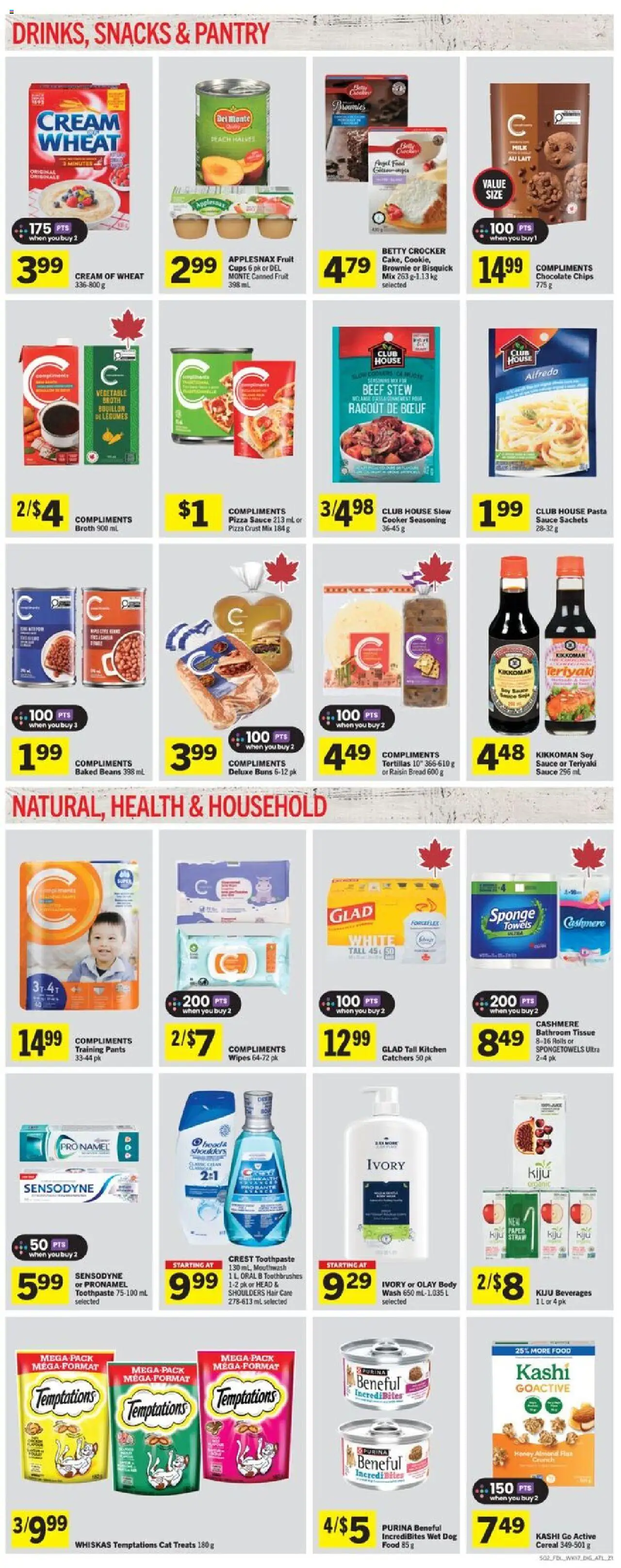 Foodland flyer valid from 21.08.2025 | Page: 6 | Products: Pasta, Chips, Cream, Pizza
