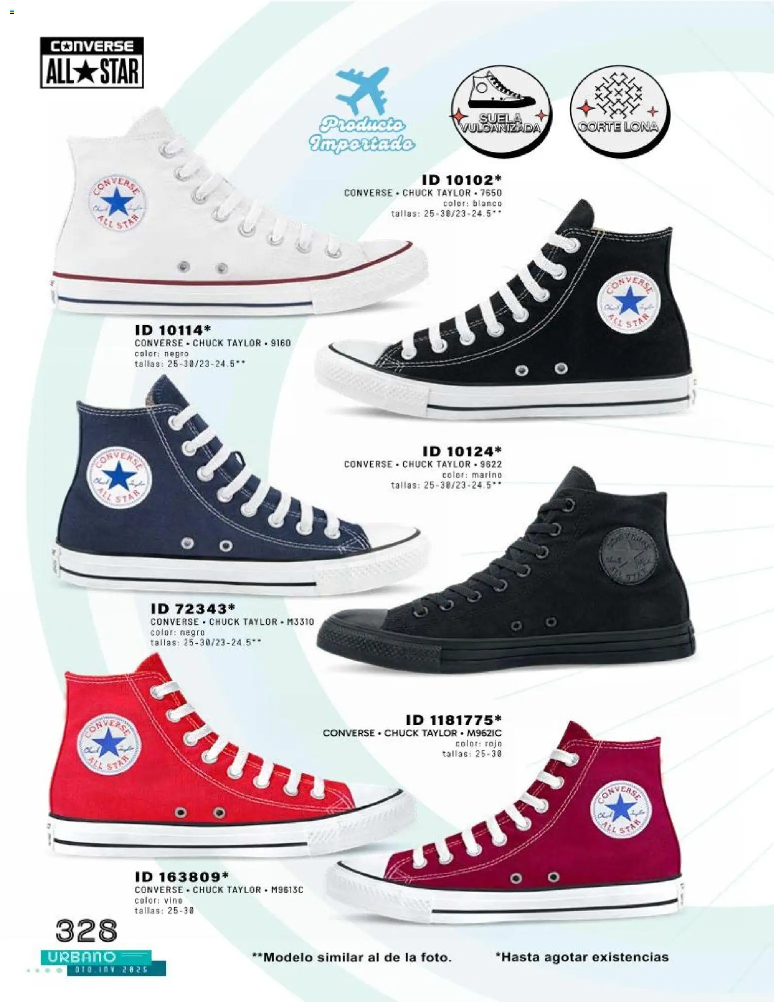 Nuevas ofertas de Price Shoes válidas en toda la República Mexicana desde el 04.12.2025. ¡Encuentra las mejores ofertas en Price Shoes catálogo Urbano! | Página: 328 | Productos: Lona, Vino