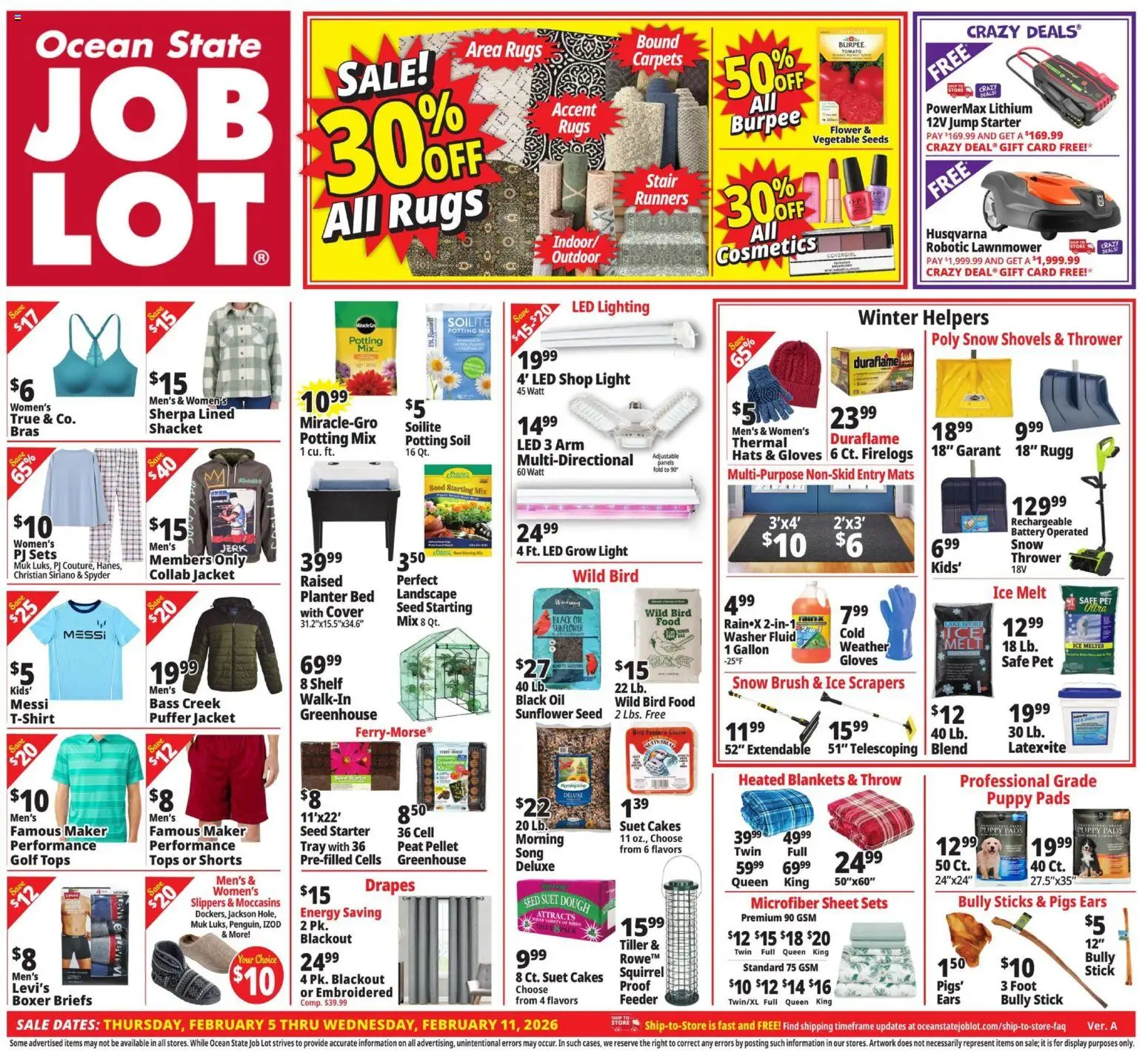 Ocean State Job Lot Weekly Ad - valid from 05.02.2026 | Page: 1
