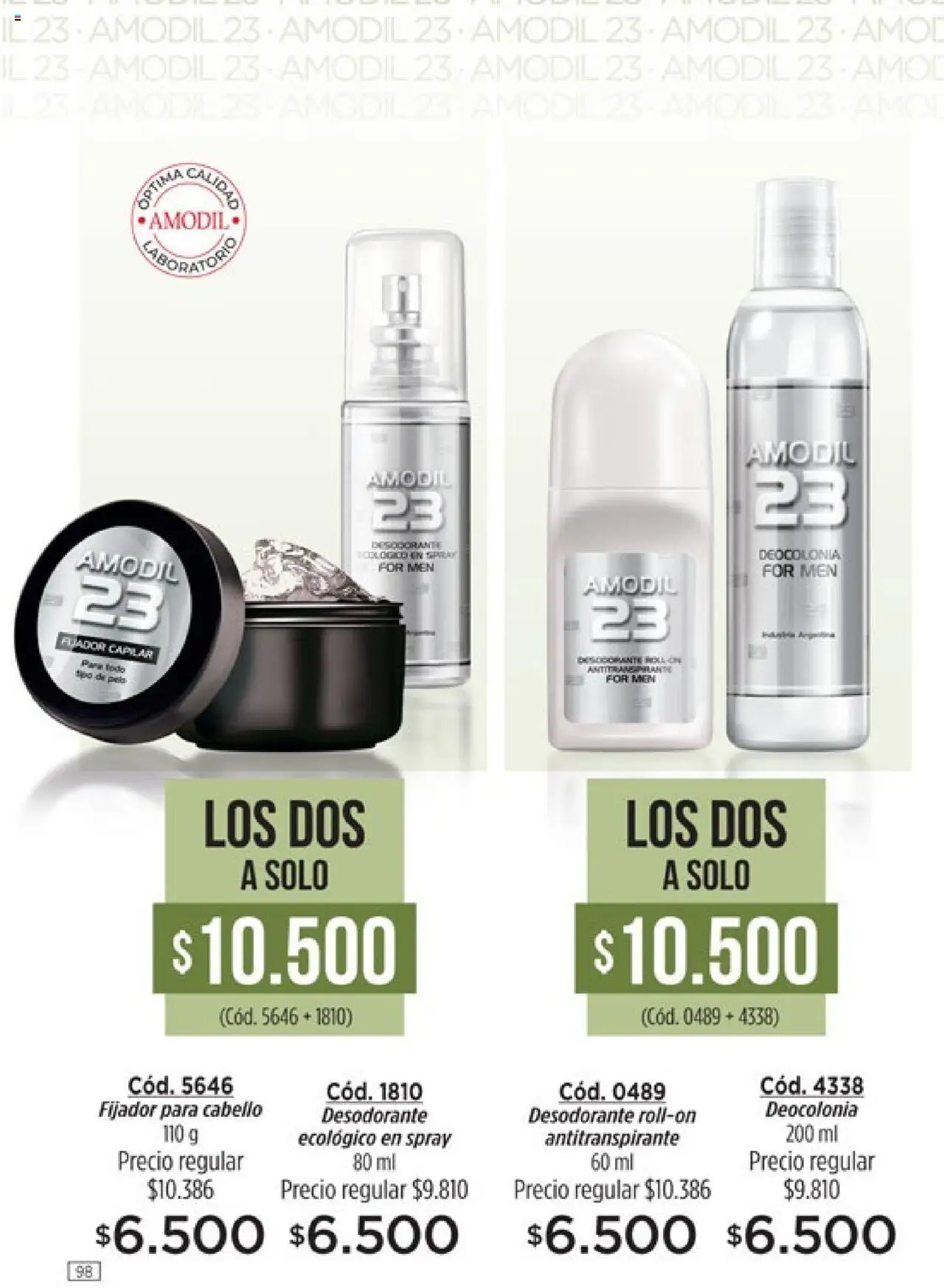 Catálogo Amodil Campaña 11 │ válido desde el 13.06.2025 | Página: 98 | Productos: Fijador, Desodorante, Antitranspirante