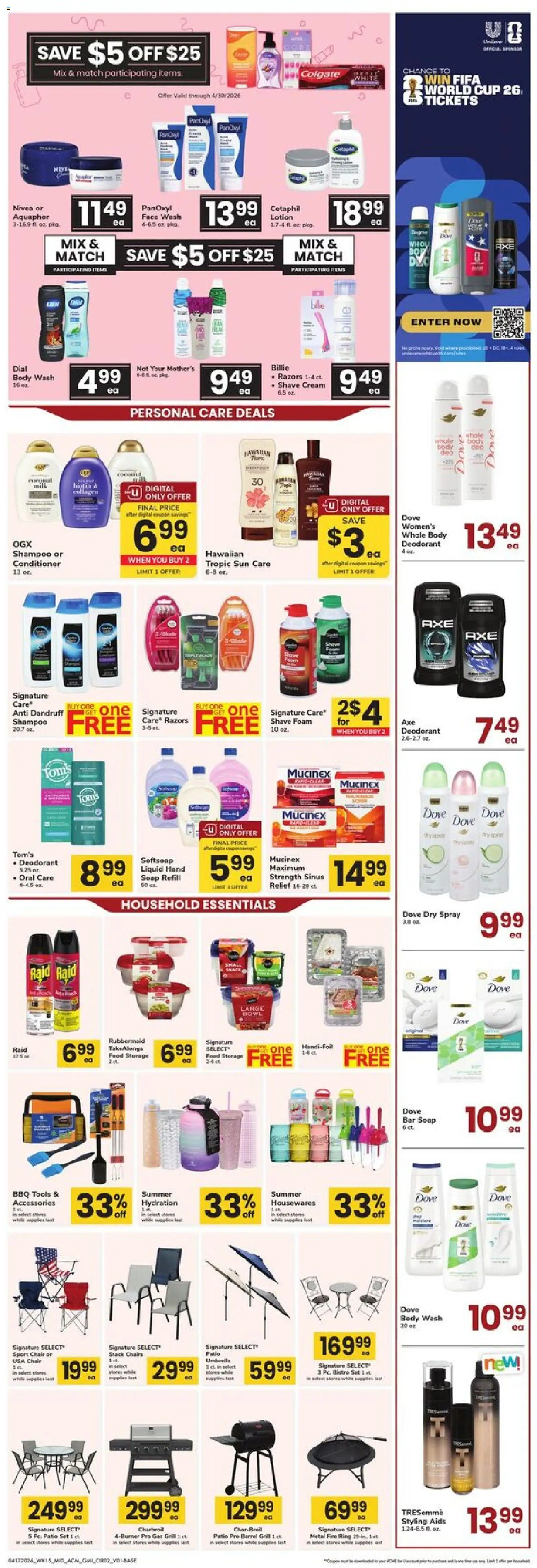 Acme Ad - valid from 17.04.2026 | Page: 2 | Products: Shampoo, Soap, Deodorant, Bar Soap
