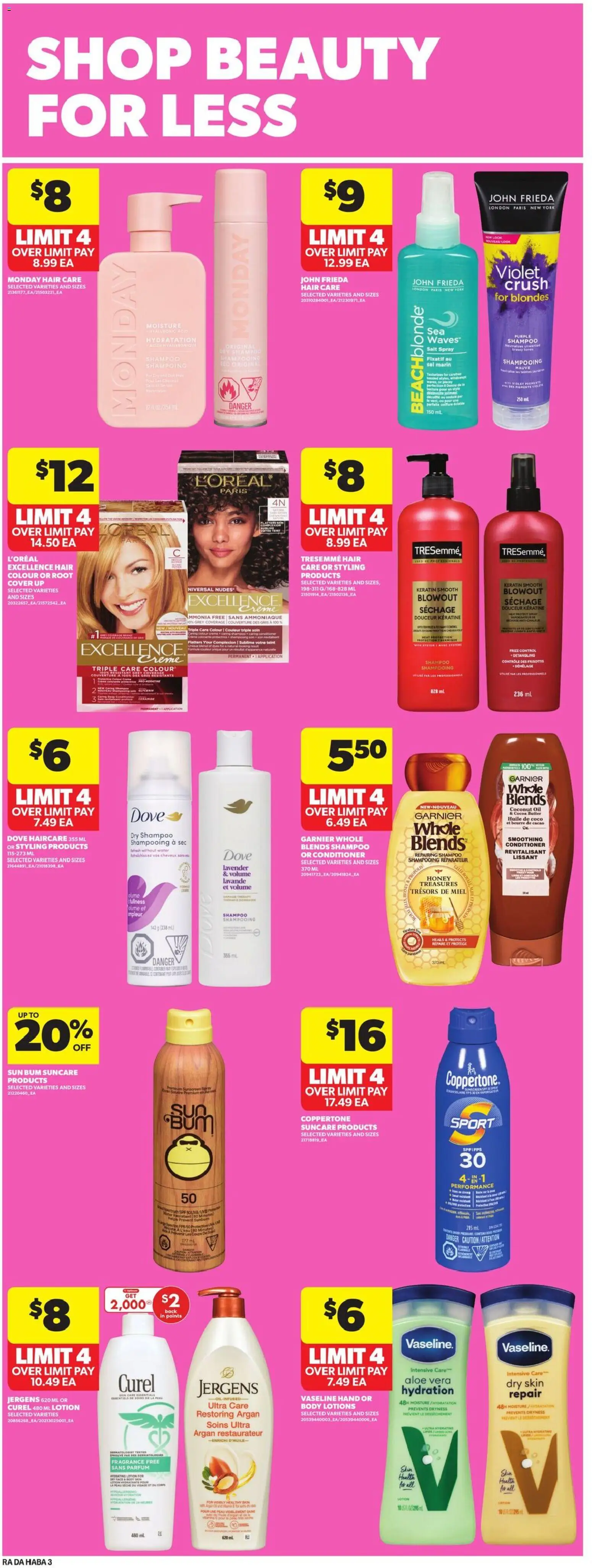 Atlantic Superstore flyer valid from 23.04.2026 | Page: 22 | Products: Fragrance, Shampoo, Conditioner, Butter