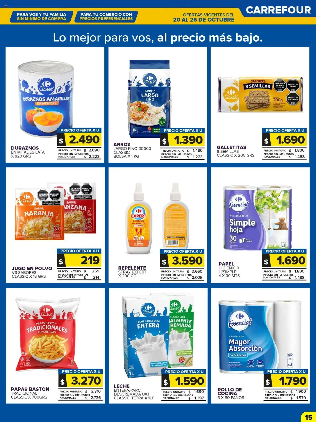 Carrefour Maxi catálogo │ válido desde el 20.10.2025 | Página: 15 | Productos: Vitaminas, Polvo, Semillas, Arroz