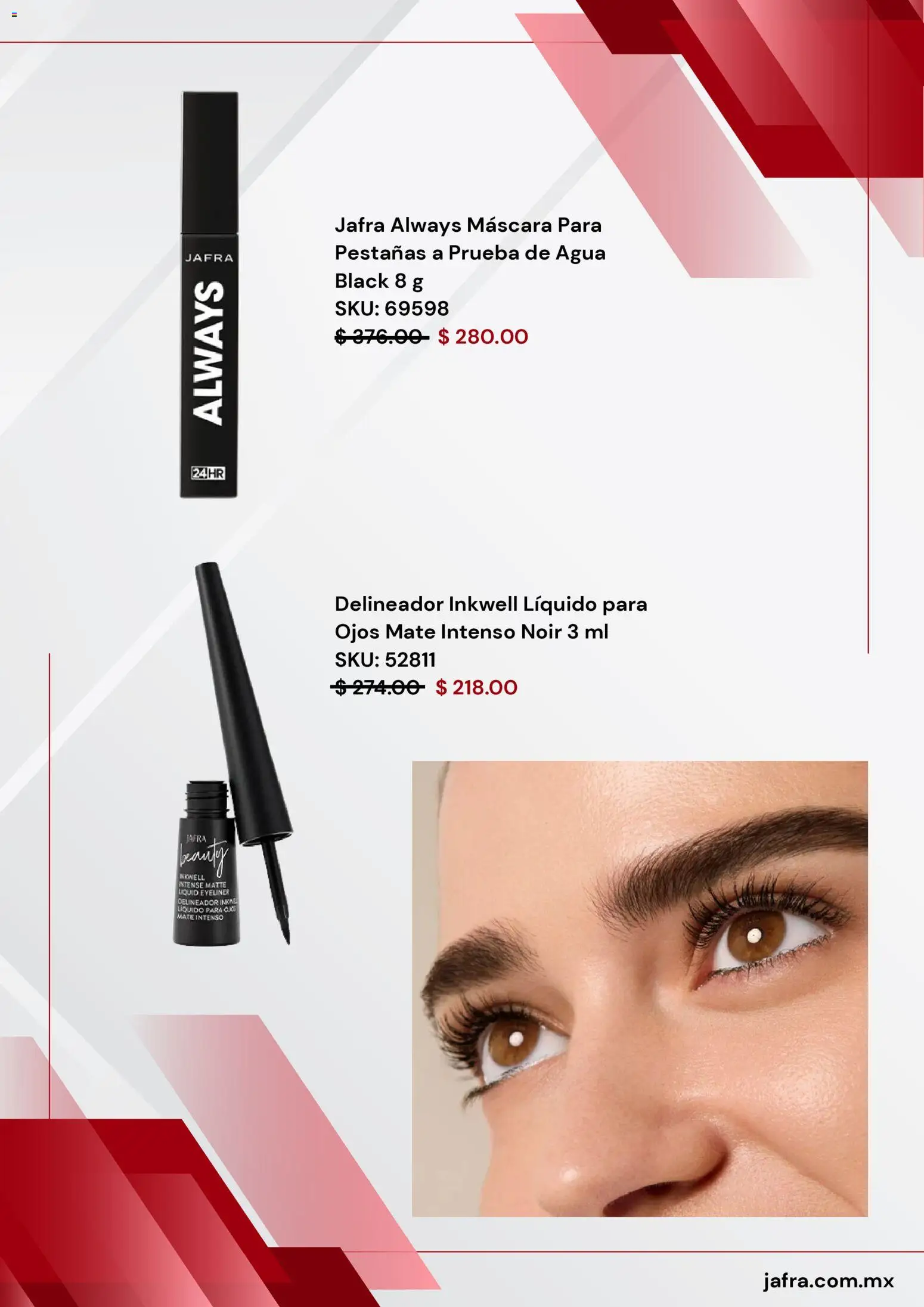 Nuevas ofertas de JAFRA válidas en toda la República Mexicana desde el 13.11.2025. ¡Encuentra las mejores ofertas en JAFRA Buen Fin ! | Página: 4 | Productos: Máscara, Agua, Mate, Delineador