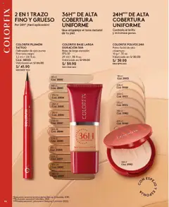 Catálogo Ésika válido desde 07.07.2025 | Página: 46 | Productos: Delineador de ojos, Delineador, Espejo, Polvo