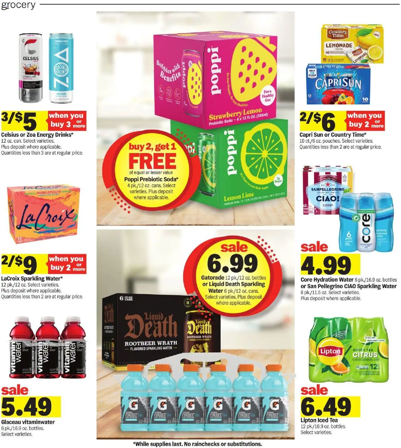 Meijer Weekly Ad - valid from 10.08.2025 | Page: 14 | Products: Vitamin, Water, Sugar, Lime
